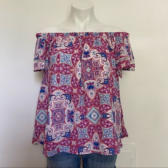 Belle + Sky Off Shoulder Top - Picture 1 of 6